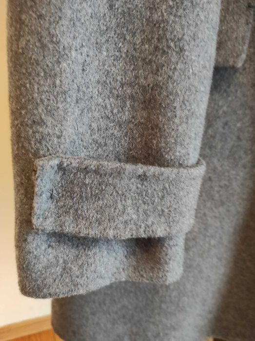 Wełniany płaszczyk ZARA XL szary