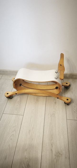 Drewniany jeździk Wishbone Flip 3w1 bujak, pchacz