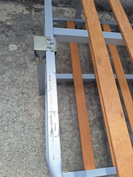 Cama dupla ripas madeira