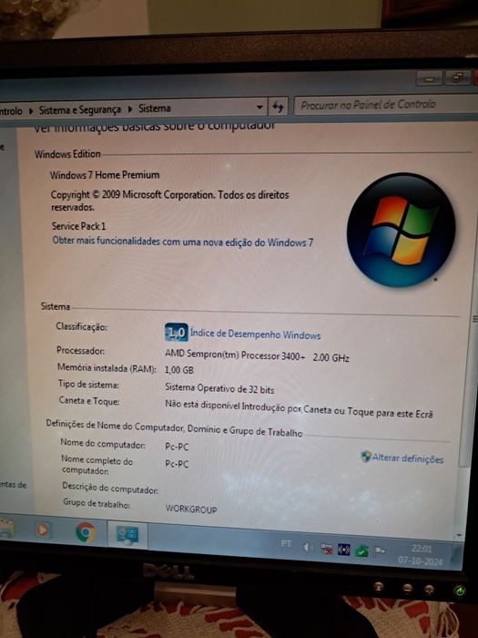 Computador pc Packard Bell