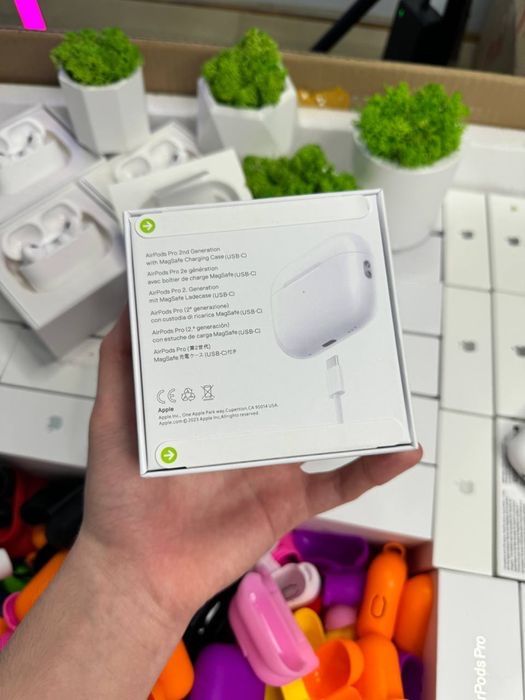 ‼️+ПОДАРУНОК‼️ Навушники Airpods Pro 2 Premium топ звук якість нова пошта олх доставка