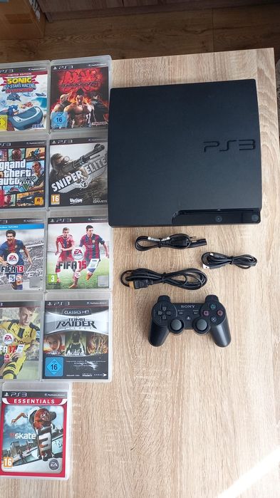 Konsola Ps3+ 19 gier...
