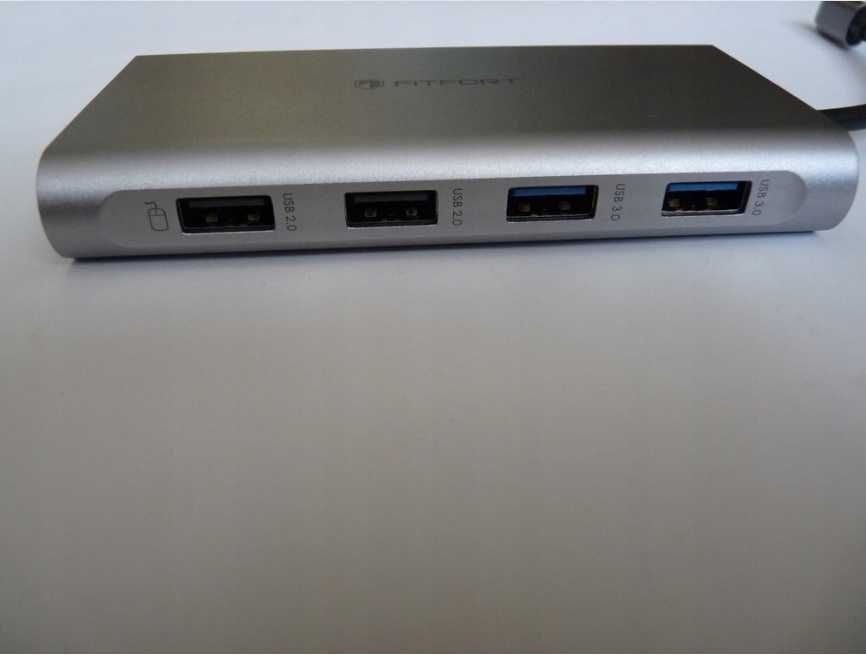 USB-C Hub Pro, HDMI 4K 12 Ports Fitfort UCN 3265 (Док станція MacBook)