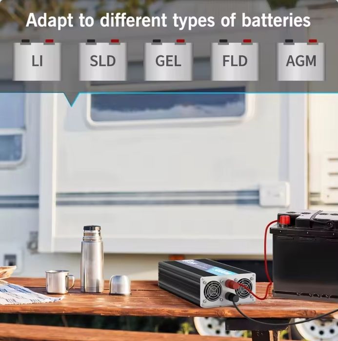 transformador Para Camião 12v ou 24V-220v 5000W Onda Pura