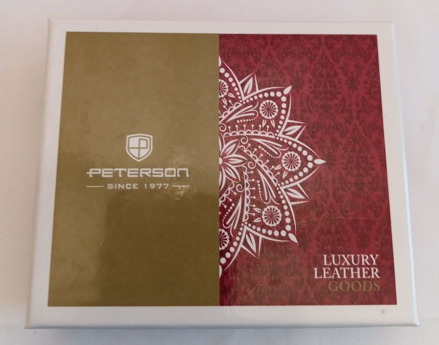 Wizytownik Peterson BC103 skóra