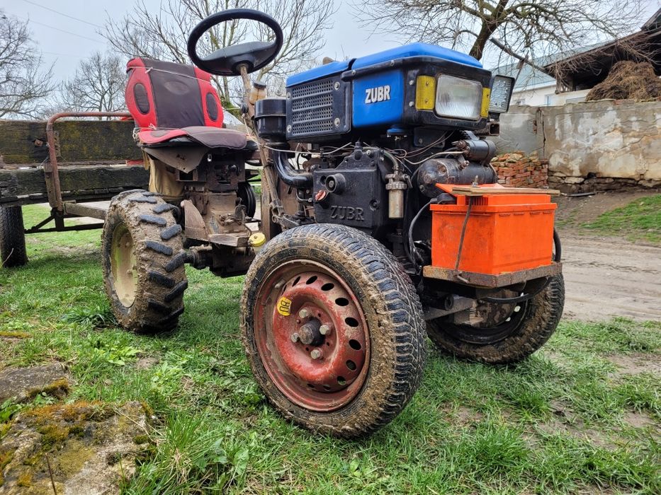Мототрактор 12кс  Zubr з фрезою