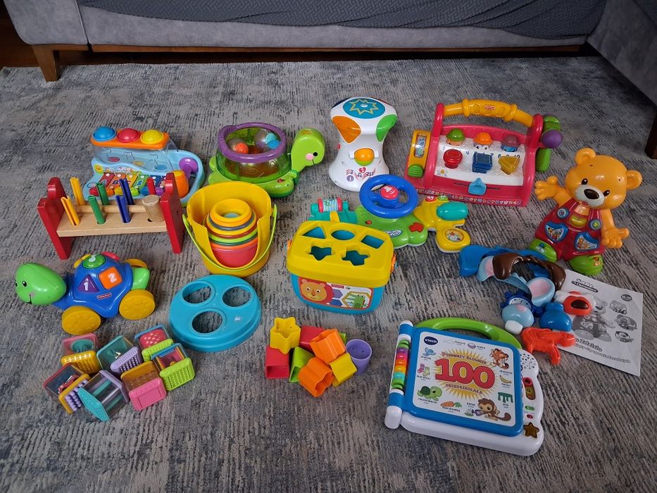 Zabawki edukacyjne Mix fisher price clementoni vtechti
