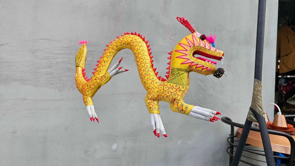 Marionetka tradycyjnego chińskiego smoka