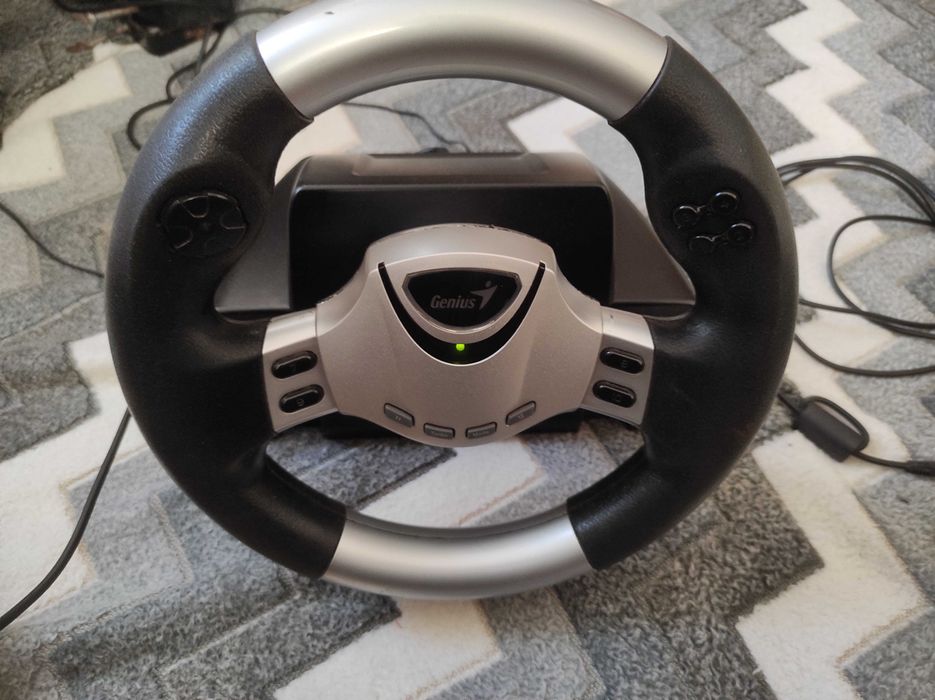 Ігровий руль 270° Genius Speed Wheel RV ForceFeedback, педалі, коробка ...