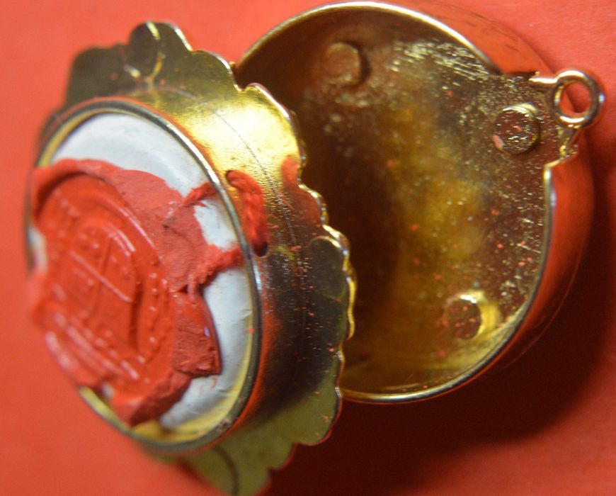 Relicário Relíquia têxtil do Papa São Pio V