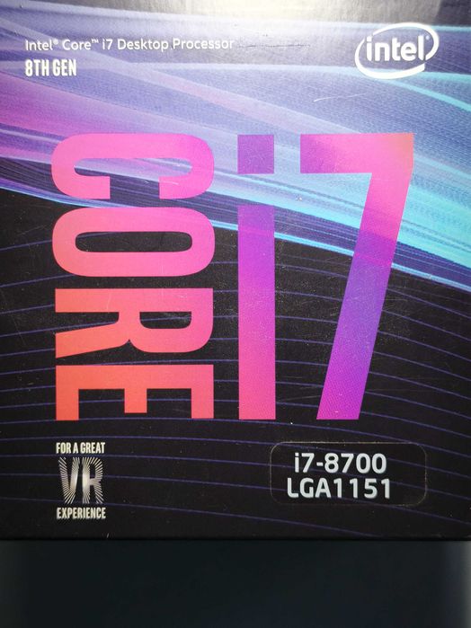 Intel Core i7-8700 LGA1151 + nowe fabryczna chłodzenie w opakowaniu