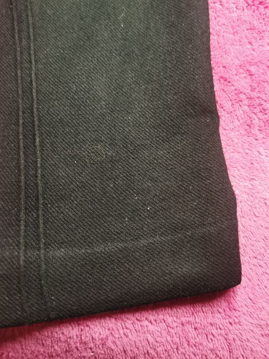 Czarne grube legginsy