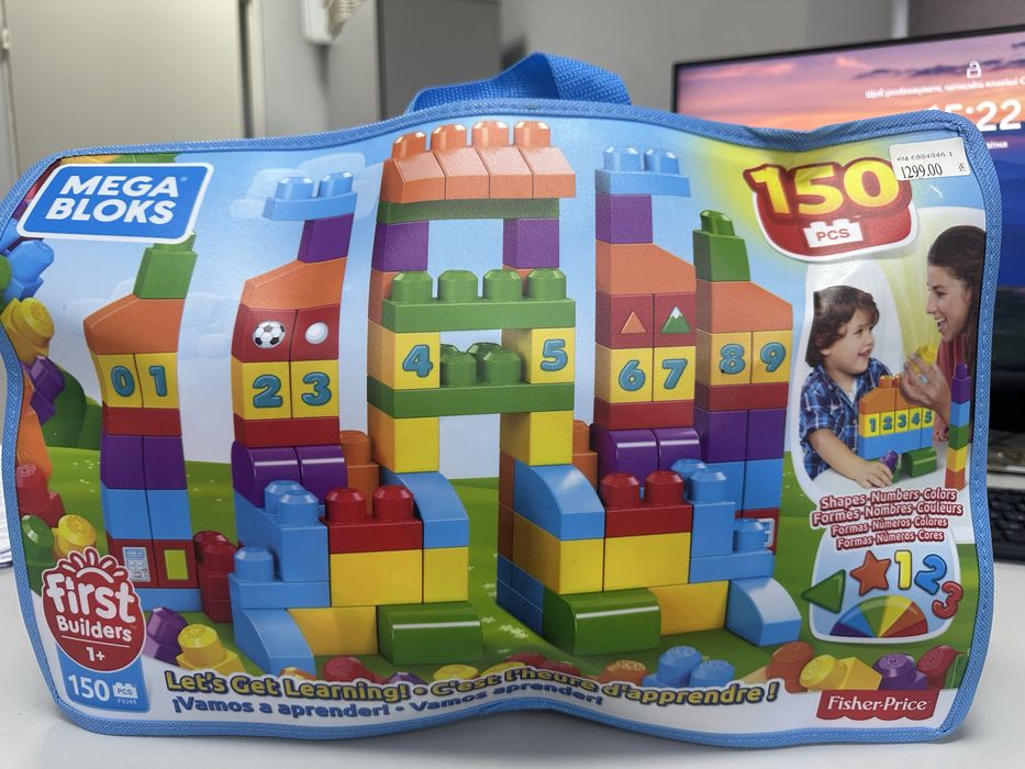 Конструктор Мега блокс Mega Bloks 150 одиниць