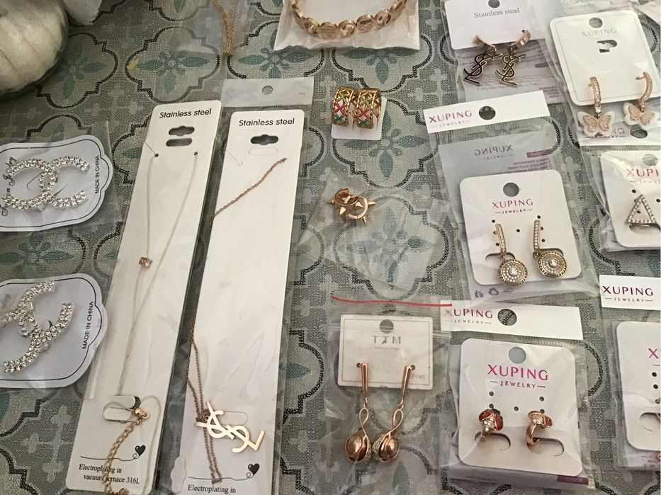 Сережки серьги Ysl кулон літери