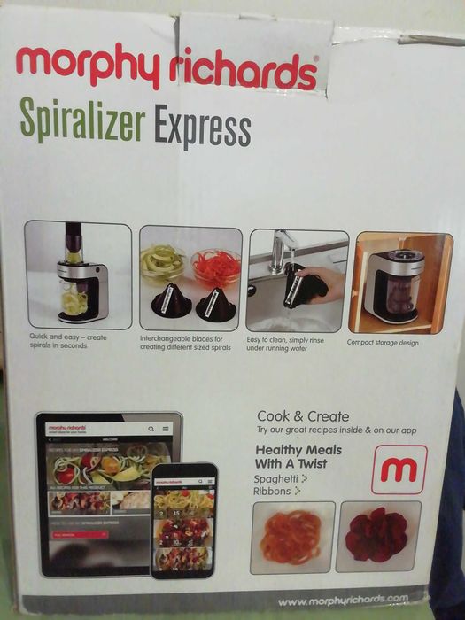 Espiralizador eléctrico, alimentação saudável! "esparguete" de legumes