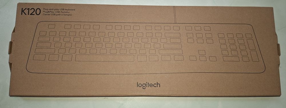 Нова дротова клавіатура Logitech K120.