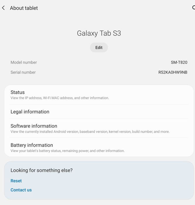 Samsung Galaxy Tab S3 9.7 T820 4:3 32GB Wi-Fi czarny