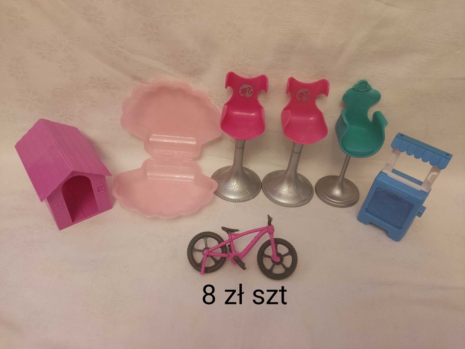 Lalki Barbie dodatki akcesoria
