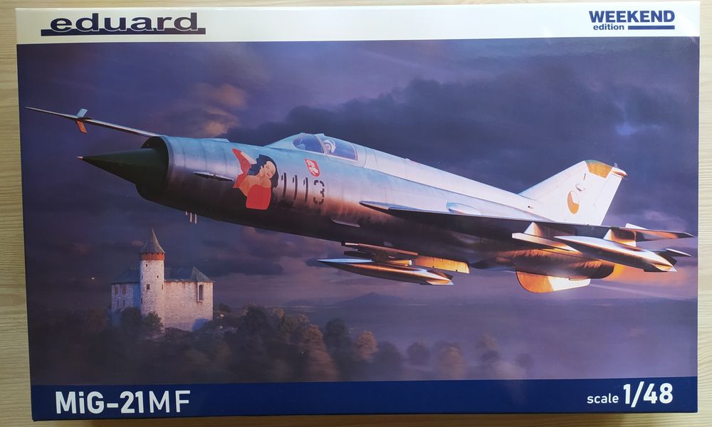 Модель самолета МИГ-21 МФ, 1/48, Eduard.
