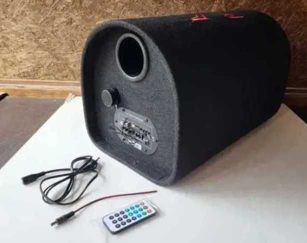 Сабвуфер колонка активный бочка 1200W 10 дюймов саббуфер. Саб