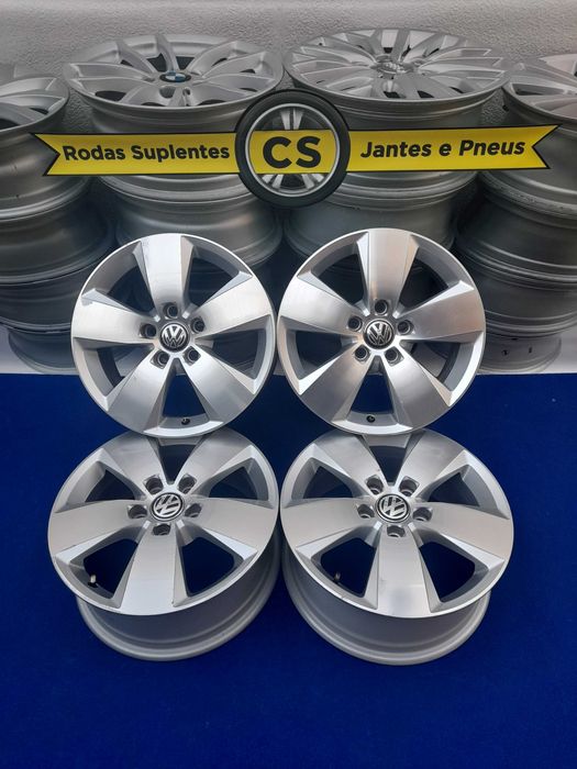 4 jantes 16 furação 5x112 VW Seat Skoda Audi Golf Passat Caddy