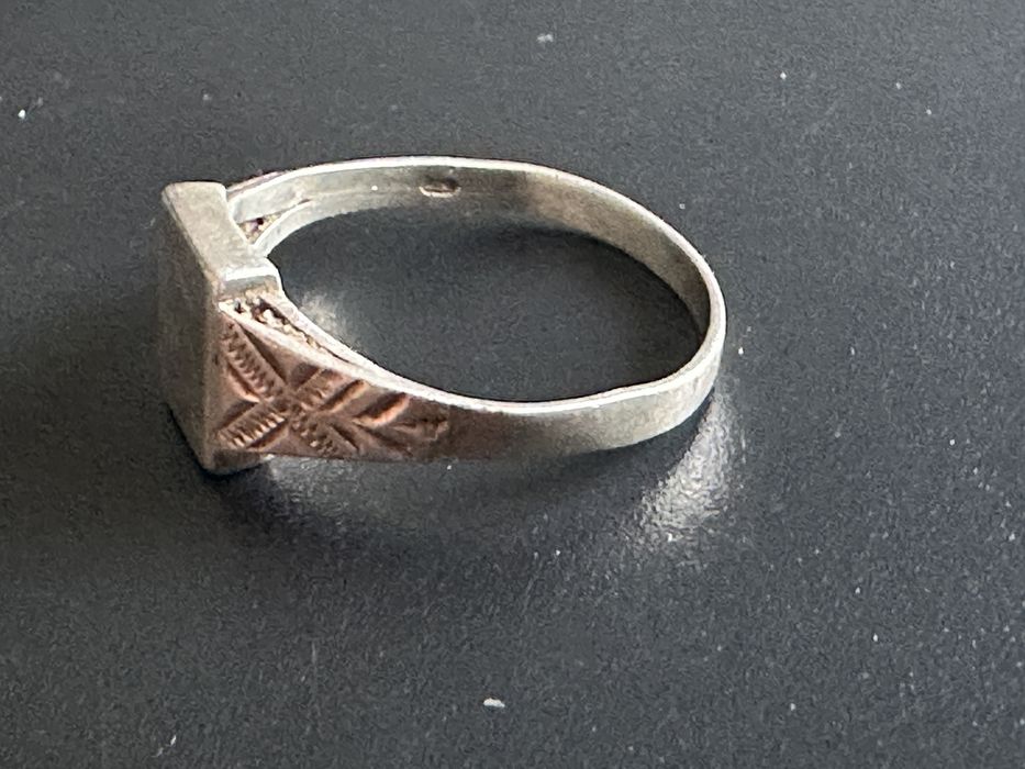 Старий перстень, срібний, 19 ст