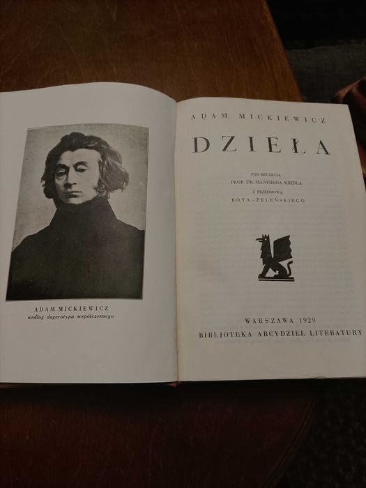 Adam Mickiewicz Dzieła 20 tomów rok wydania 1929