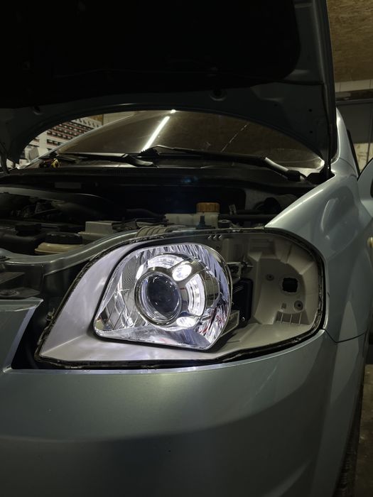 Автосвет установка линз bi-led замена ламп полировка фар тонировка фар