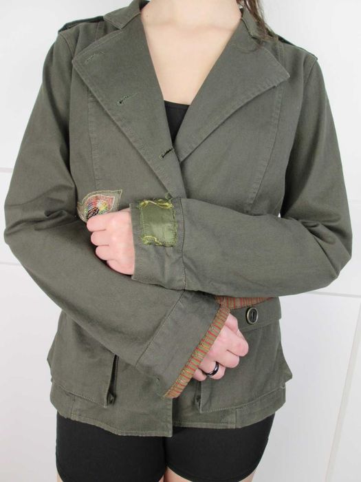 Sfizio włoska marka premium nowa kurtka żakiet katana bawełna S M