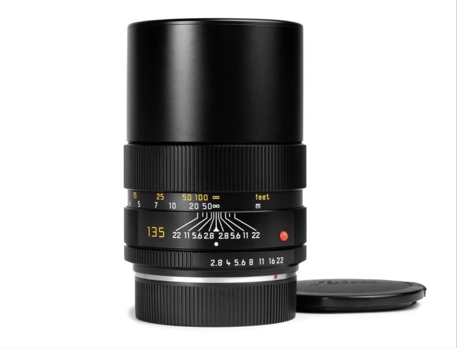 Leica  Elmarit R 2.8 135mm  made in Germany .