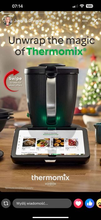 Thermomix tm7 nowy 5 LAT GWARANCJI