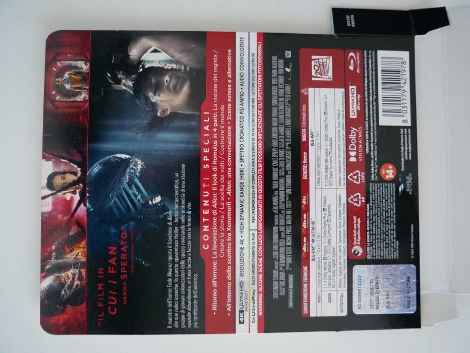 "Alien Romulus" na UHD i Blu-ray