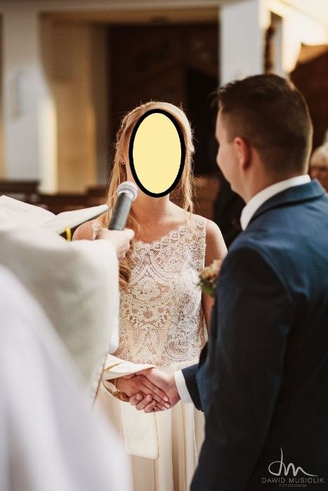 Suknia ślubna Afrodyta rozmiar 38, wzrost 175 cm