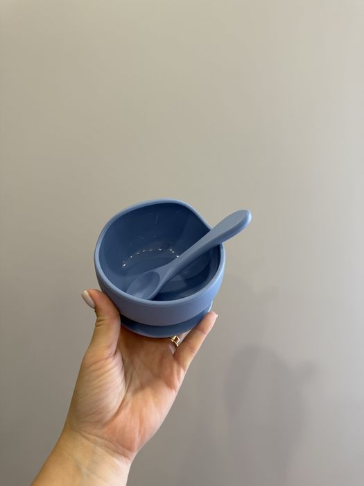 Тарілка на присосці,силіконовий посуд,для дітей