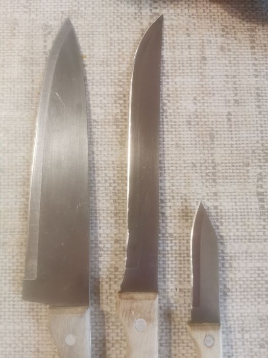 Noże kuchenne drewniane używane