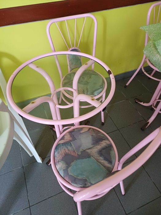 Mesas e cadeiras café pizzaria