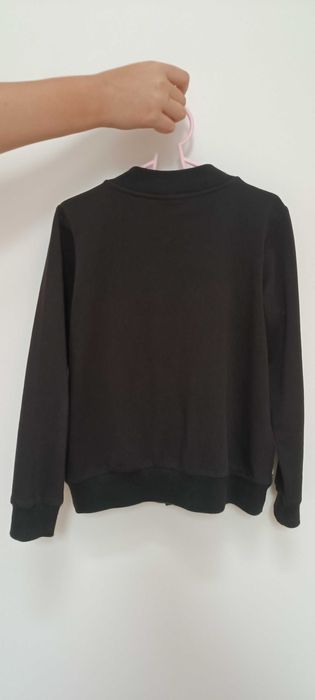 Rozpinana bluza dziewczęca rozmiar 134 wzór zebra