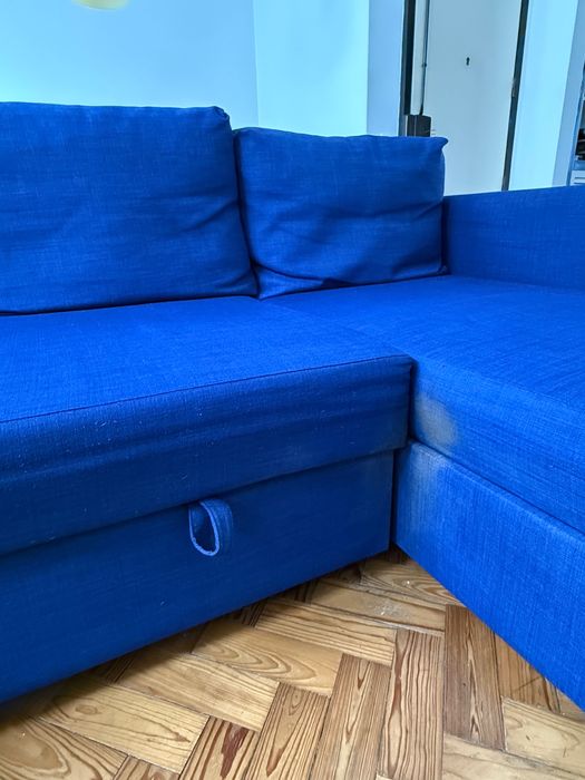 Vendo sofá-cama chaise longue c/arrumação FRIHETEN Ikea