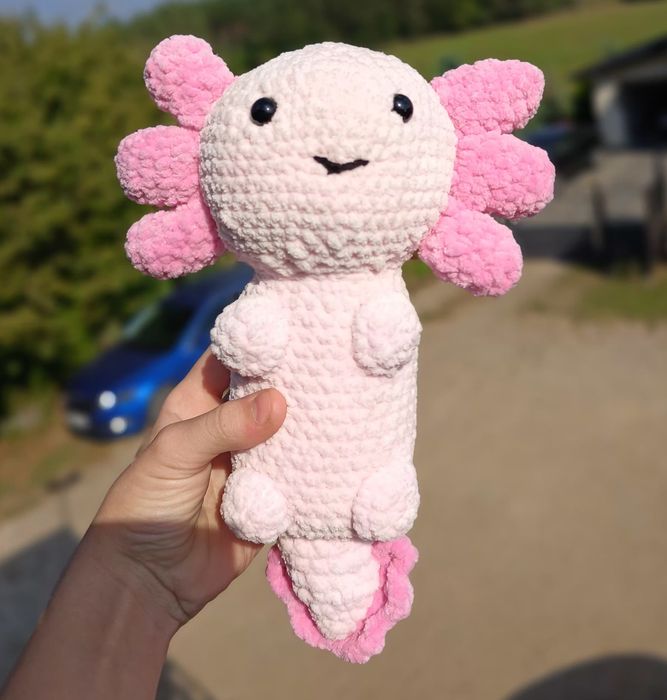 Axolotl na szydełku