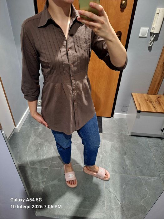 Bluzka tunika L cappuccino