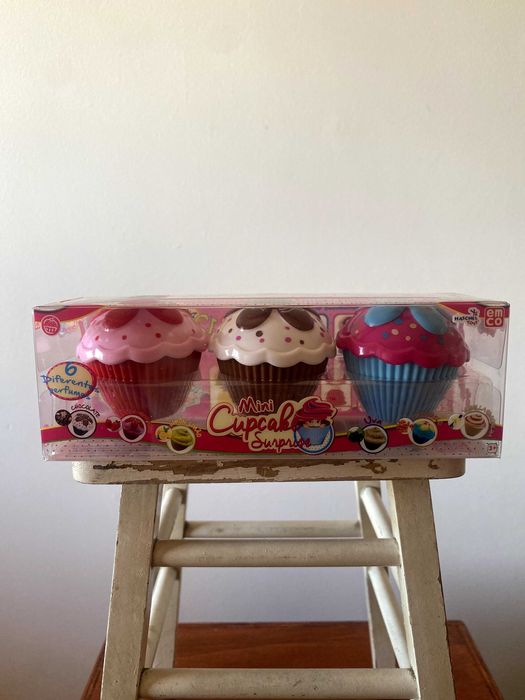 Pack 3 Mini Cupcake Surprise - Novo e Embalado!