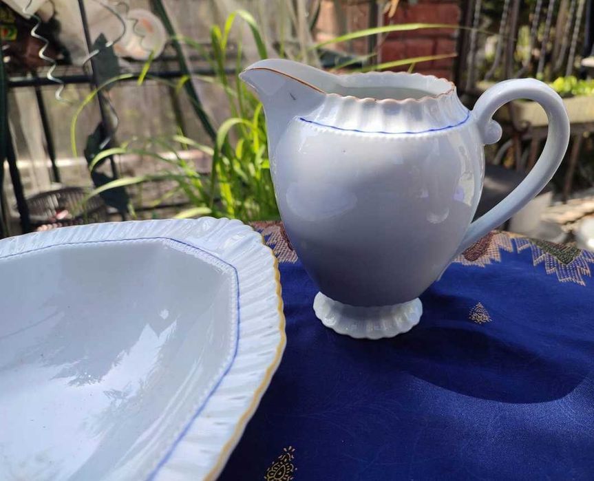 Stary dzbanek,mlecznik,miska,Czechoslovakia