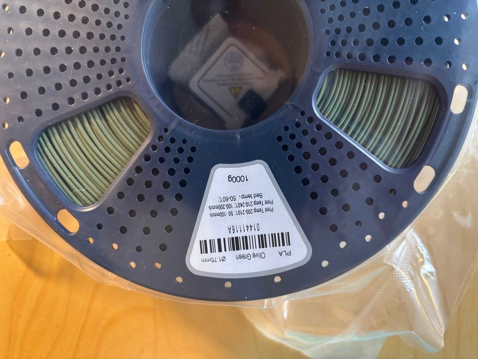 Filamento Impressora 3D - PLA SUNLU Olive Green 1KG