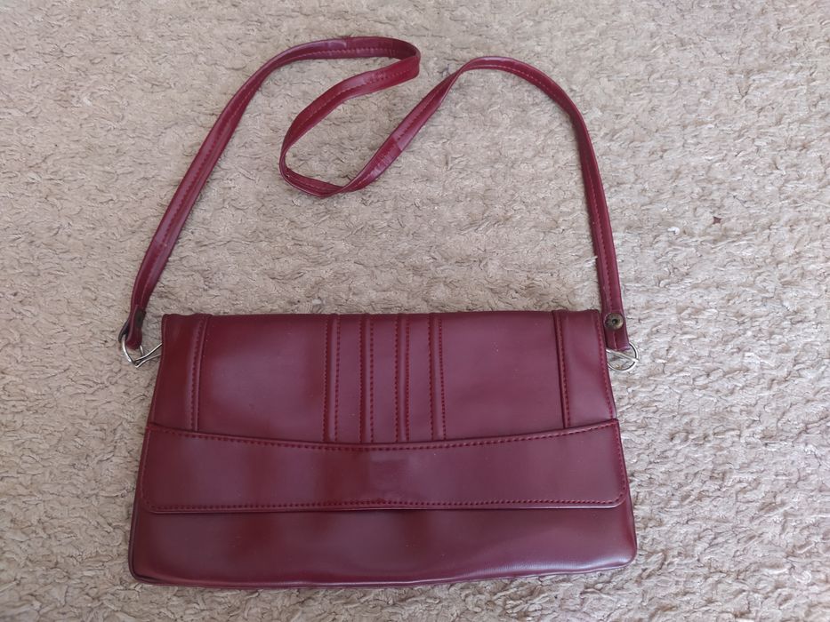 Kopertówka bordowa retro