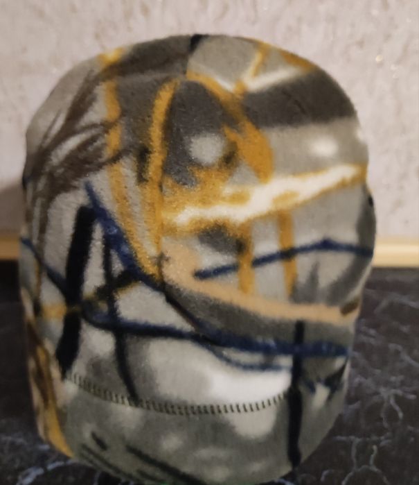 Шапка  флісова  камуфляж