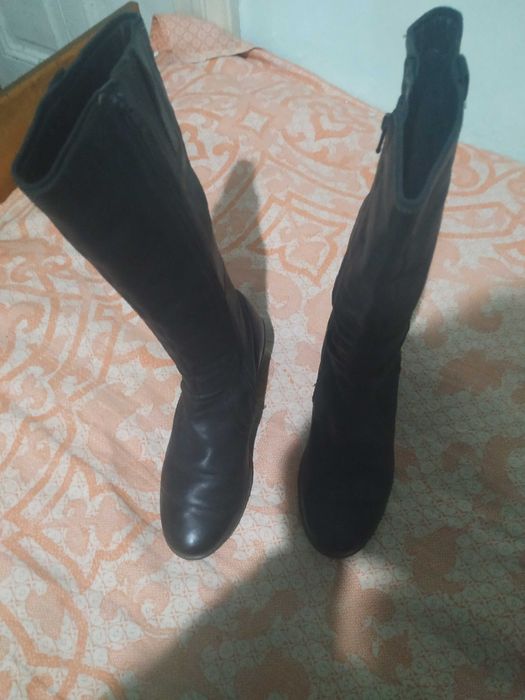 Чоботи ecco 37 р шкіра