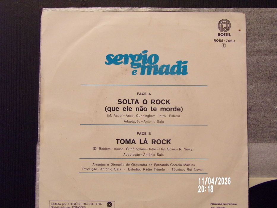 Sergio e Madi - vinil - single 10€