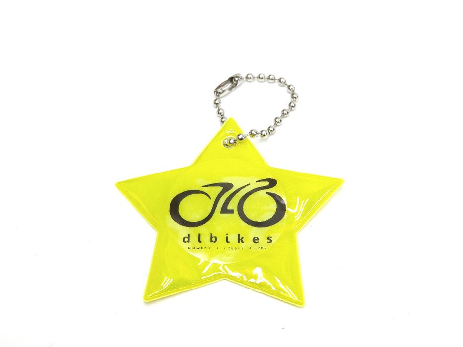 NOWY Odblask breloczek przywieszka Oryginał DLBIKES do roweru plecaka