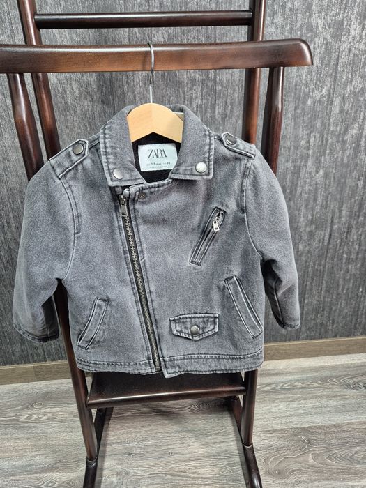 ZARA Джинсова тепла куртка для дівчинки  98см