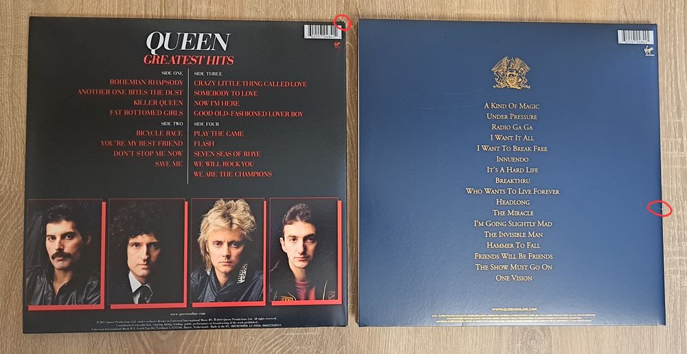 Queen - Greatest Hits I & II - 4LP - CZARNY WINYL VINYL